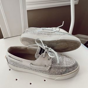 Sperry glitter top siders